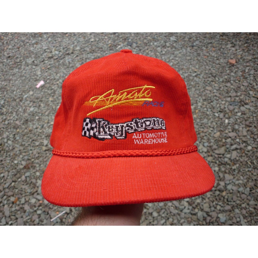 Vintage Joe Amato Racing NHRA Winston Drag Racing 5 Times Champ Corduroy DAD Hat